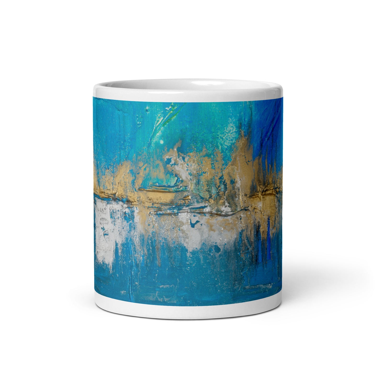 Tasse blanche brillante Colucci Reef