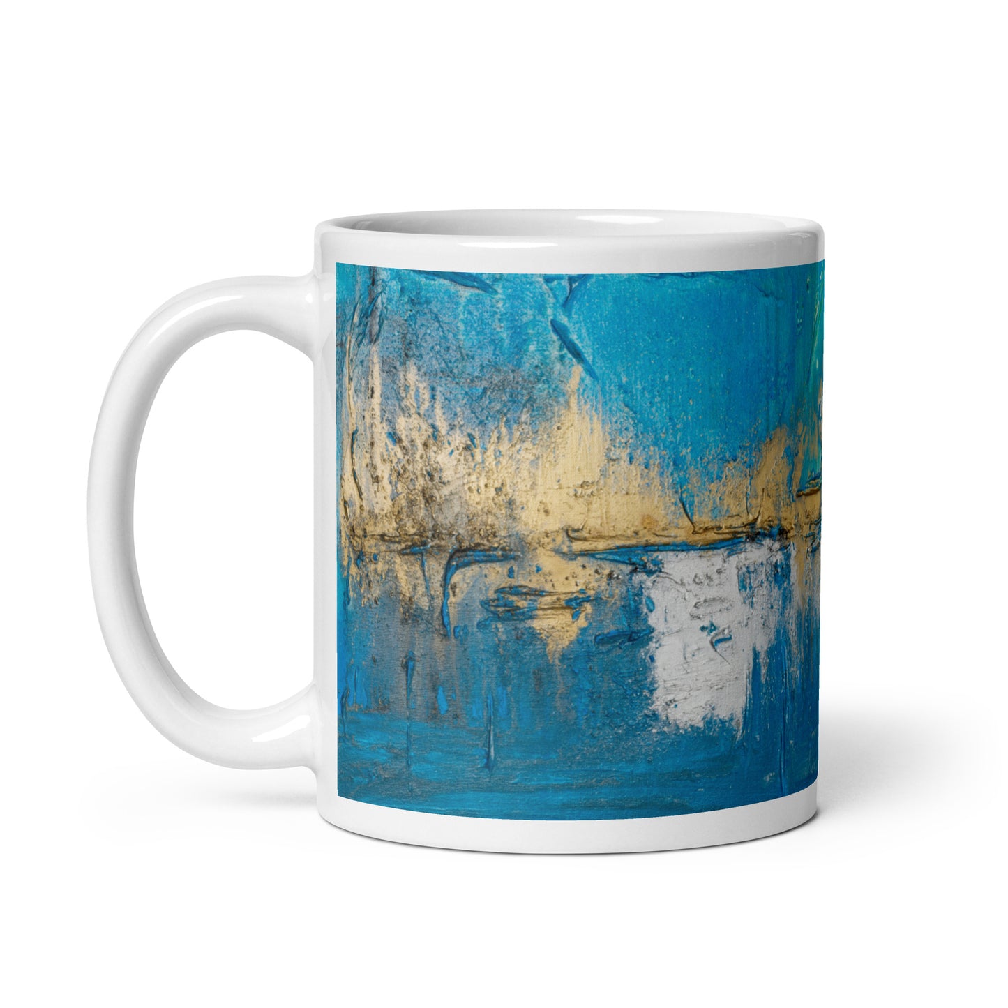 Tasse blanche brillante Colucci Reef