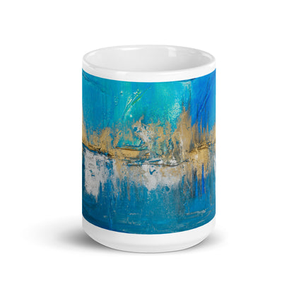 Tasse blanche brillante Colucci Reef