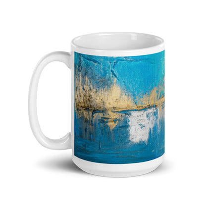 Tasse blanche brillante Colucci Reef